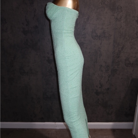 Oh Polly Strapless Mint Dress - Picture 4 of 10